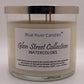 This Glen Street Collection in Watercolors is a blend of lavish floral notes and sweet fruits that that is balanced with sandalwood. The fragrance brings memories of that period between late spring and early summer.